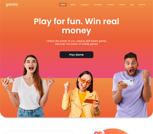 Сайт Gamla.io